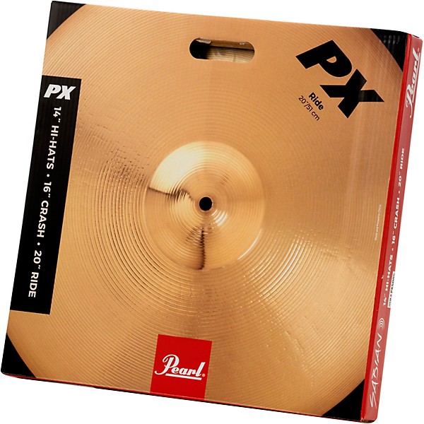 Pearl Export EXX 5-Piece Drum Set With Sabian PX Cymbals - Pure White