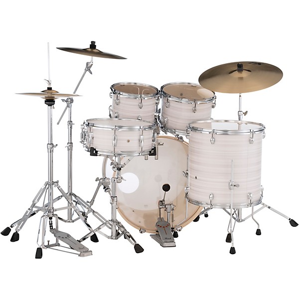 Pearl Export EXX 5-Piece Drum Set With Sabian PX Cymbals - Slipstream white