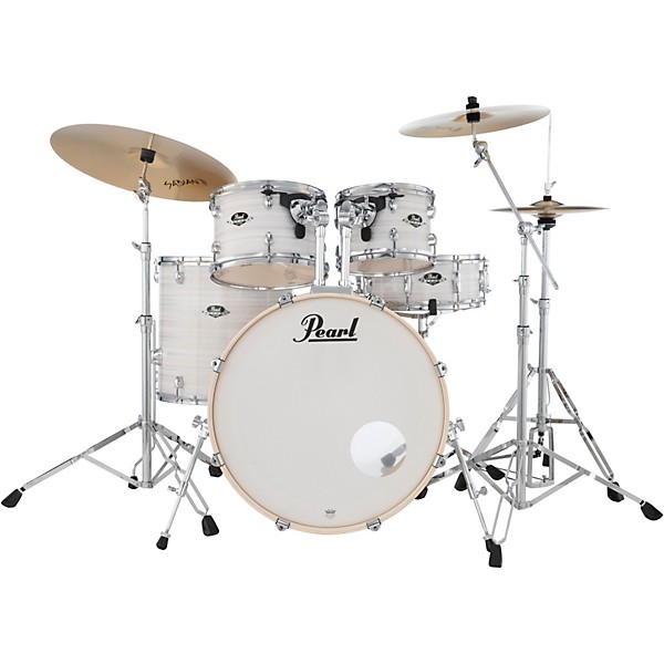 Pearl Export EXX 5-Piece Drum Set With Sabian PX Cymbals - Slipstream white