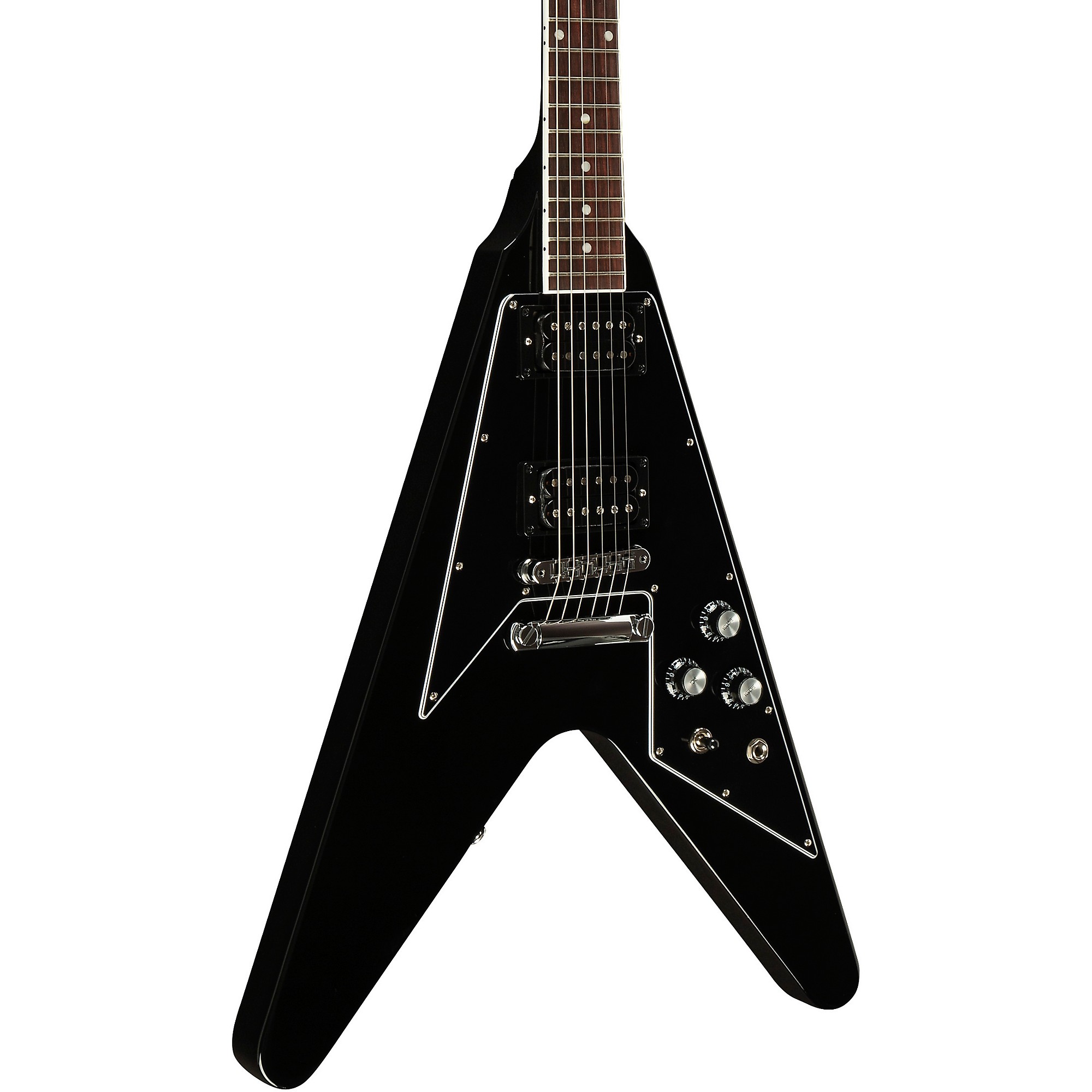 Gibson 70s Flying V Electric Guitar - Ebony | Guitar Center