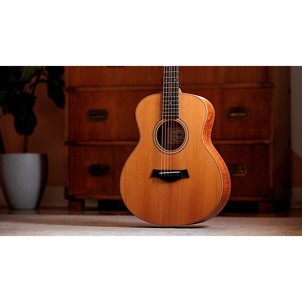 Taylor GS Mini-e Figured Hawaiian Koa Acoustic-Electric Guitar - Natural