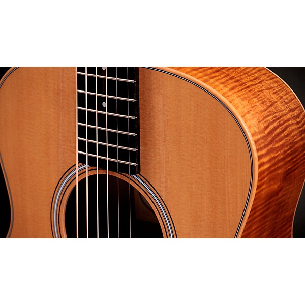 Taylor GS Mini-e Figured Hawaiian Koa Acoustic-Electric Guitar - Natural