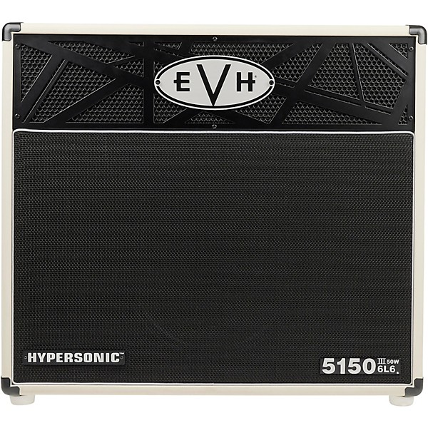 EVH 5150III Hypersonic 6L6 50W 1x12" Guitar Combo Amp - Ivory
