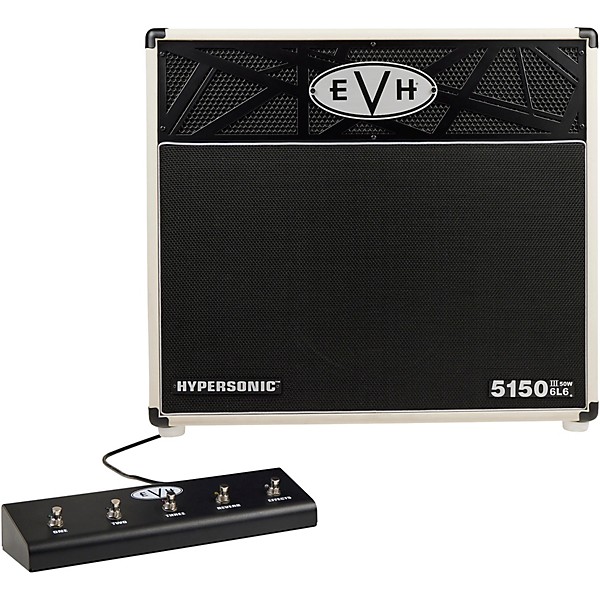 EVH 5150III Hypersonic 6L6 50W 1x12" Guitar Combo Amp - Ivory