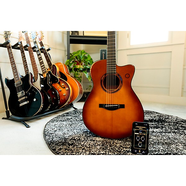 Yamaha TAS3 C TransAcoustic Acoustic-Electric Guitar - Sand Burst