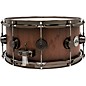 DW Pure Walnut Snare Drum - 14 x 6.5 in. Satin Quick Ebony Burst