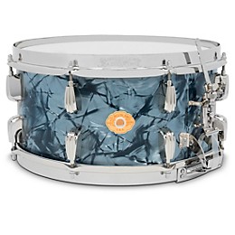 Slingerland Radio King Solid Maple Snare Drum - 14 x 7 in. Black Diamond Pearl Finish Ply