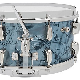 Slingerland Radio King Solid Maple Snare Drum - 14 x 7 in. Black Diamond Pearl Finish Ply