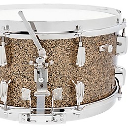 Slingerland Radio King Solid Maple Snare Drum - 14 x 7 in. Gold Glass Finish Ply