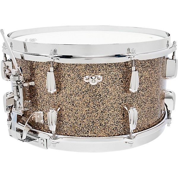 Slingerland Radio King Solid Maple Snare Drum - 14 x 7 in. Gold Glass Finish Ply