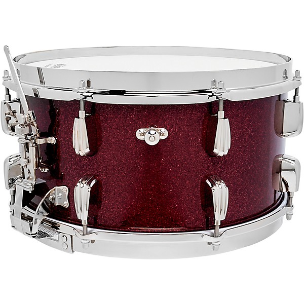 Slingerland Radio King Solid Maple Snare Drum - 14 x 7 in. Maroon Glass Finish Ply