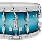 Slingerland Radio King Solid Maple Snare Drum - 14 x 7 in. Blue & Silver Lacquer