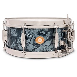 Slingerland Radio King Solid Maple Snare Drum - 14 x 5.5 in. Black Diamond Pearl Finish Ply