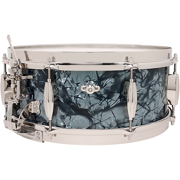 Slingerland Radio King Solid Maple Snare Drum - 14 x 5.5 in. Black Diamond Pearl Finish Ply