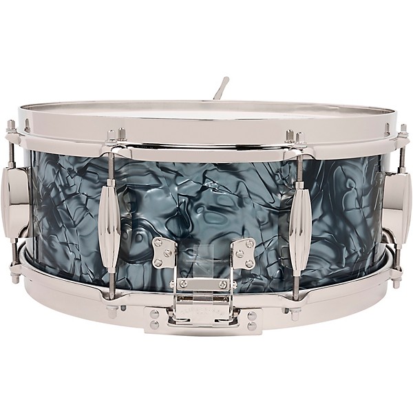 Slingerland Radio King Solid Maple Snare Drum - 14 x 5.5 in. Black Diamond Pearl Finish Ply