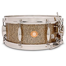 Slingerland Radio King Solid Maple Snare Drum - 14 x 5.5 in. Gold Glass Finish Ply