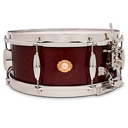 Slingerland Radio King Solid Maple Snare Drum - 14 x 5.5 in. Maroon Glass Finish Ply