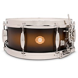 Slingerland Radio King Solid Maple Snare Drum - 14 x 5.5 in. Black & Gold Lacquer