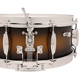 Slingerland Radio King Solid Maple Snare Drum - 14 x 5.5 in. Black & Gold Lacquer