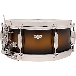 Slingerland Radio King Solid Maple Snare Drum - 14 x 5.5 in. Black & Gold Lacquer