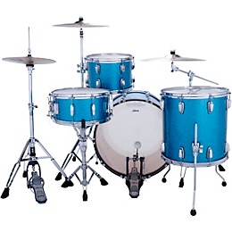 Ludwig Classic Maple Pro Beat 3-Piece Drum Shell Pack - Vintage Aqua Sparkle