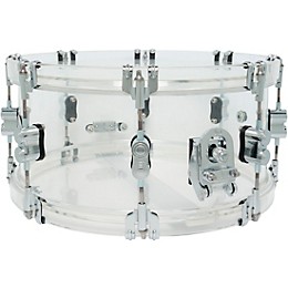 PDP by DW Concept Acrylic Snare Drum - 14 x 6.5 in. Clear Acrylic