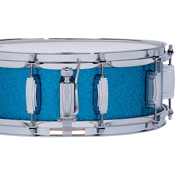 Ludwig Classic Maple Snare Drum - 14 x 5 in. Vintage Aqua Sparkle