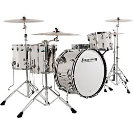 Ludwig 50th Anniversary Stainless Steel Zep 4-Piece Drum Shell Pack