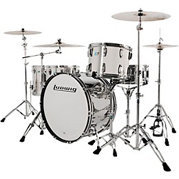 Ludwig 50th Anniversary Stainless Steel Zep 4-Piece Drum Shell Pack