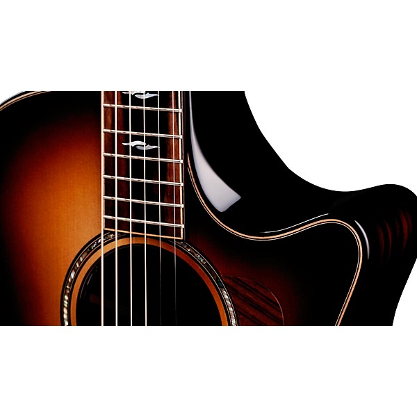 Taylor Next Generation 814ce Builder's Edition Sinker Redwood Acoustic-Electric Guitar - Shaded Edge Burst