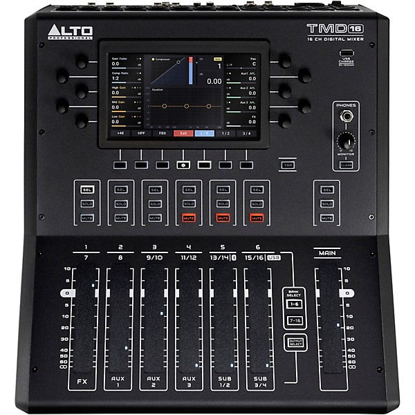 Alto TMD16 16-Channel Compact Digital Mixer with Bluetooth