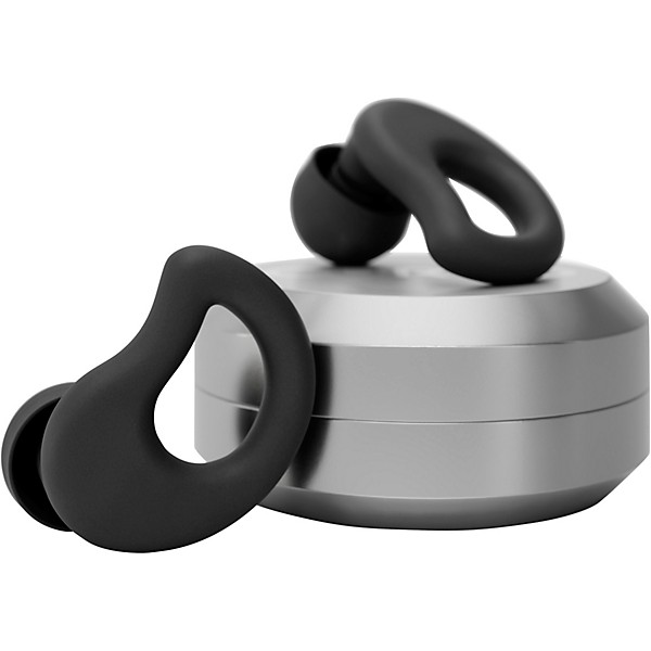 Decibullz CURVD Everyday Earplugs and Case Clip Black