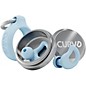 Decibullz CURVD Everyday Earplugs and Case Clip Blue