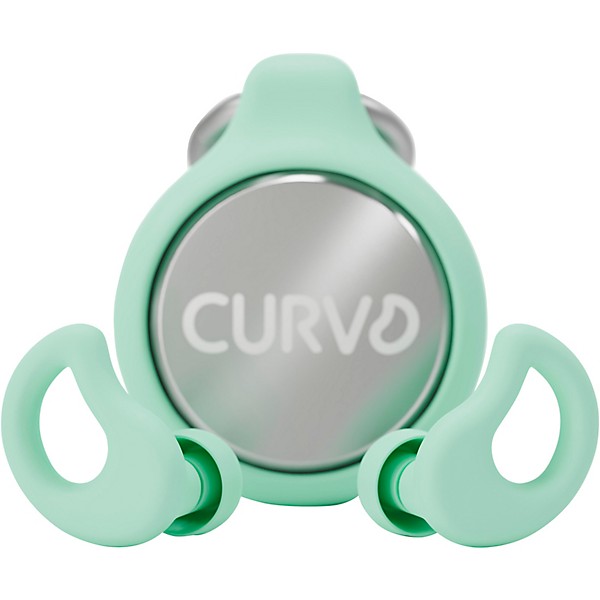 Decibullz CURVD Everyday Earplugs and Case Clip Mint