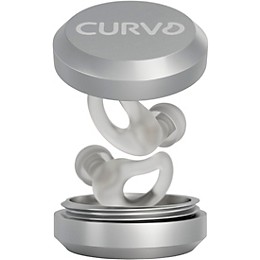 Decibullz CURVD Everyday Earplugs and Case Clip Cloud