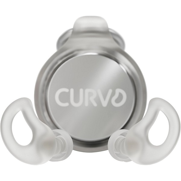 Decibullz CURVD Everyday Earplugs and Case Clip Cloud