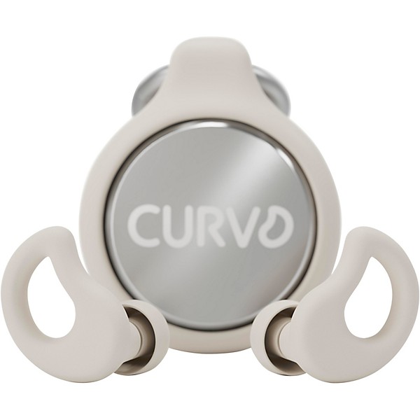 Decibullz CURVD Everyday Earplugs and Case Clip Honey