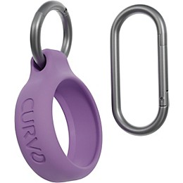 Decibullz CURVD CNC Case with Silicone Case Clip Purple