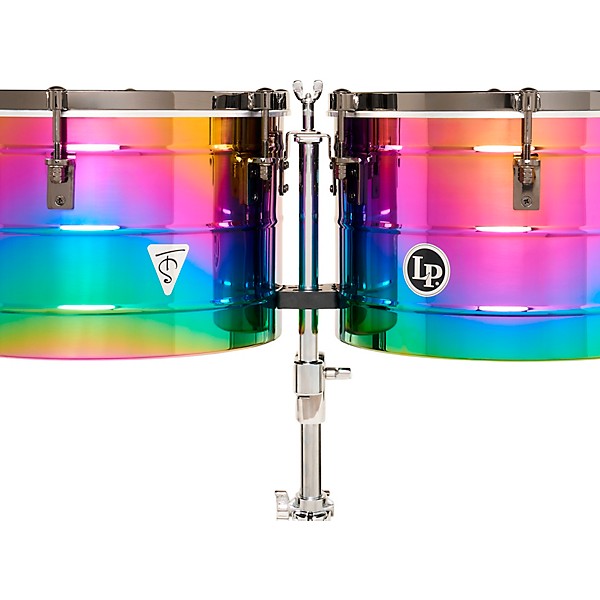 LP Tony Succar Thunder Timbales - 15 and 16 in. Rainbow