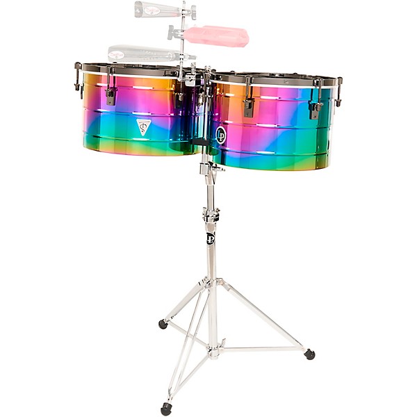 LP Tony Succar Thunder Timbales - 15 and 16 in. Rainbow