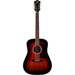 Guild D-20E Dreadnought Acoustic-Electric Guitar - Vintage Sunburst