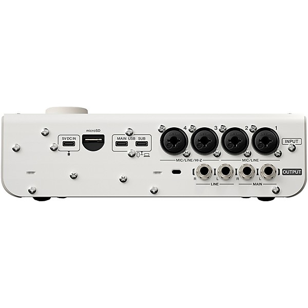 Yamaha URX44 USB-C Audio Interface - White