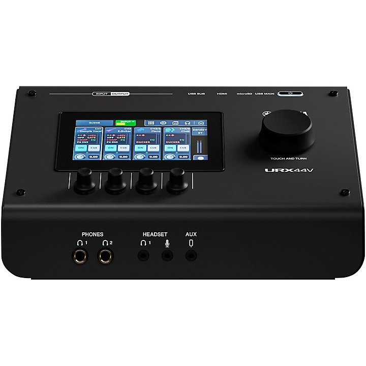 Yamaha URX44V USB-C Audio/Video Interface - Black | Guitar Center