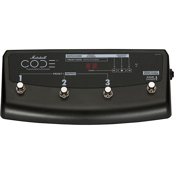 Marshall PEDL-91009 Programmable 4-Way Footswitch for CODE Series Amps