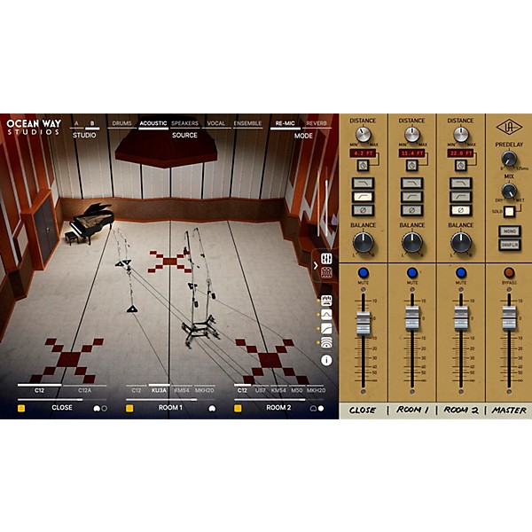 Universal Audio Ocean Way Studios Deluxe Reverb Plug-in