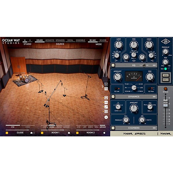 Universal Audio Ocean Way Studios Deluxe Reverb Plug-in