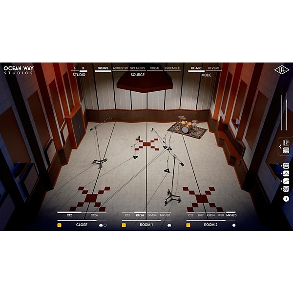 Universal Audio Ocean Way Studios Deluxe Reverb Plug-in