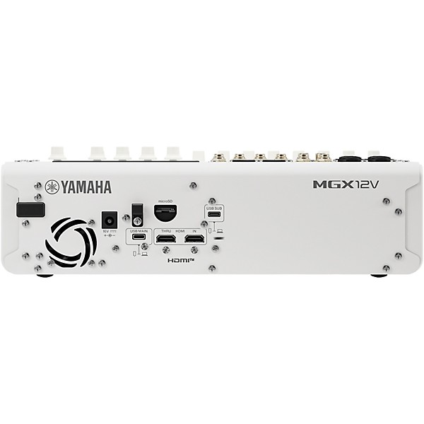 Yamaha MGX12V 18-Channel Digital Mixer With Video Interface - White