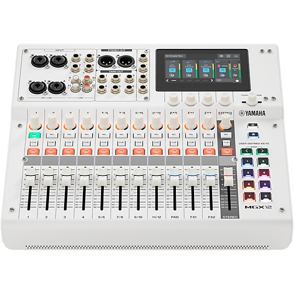 Yamaha MGX12 18-Channel Digital Mixer - White