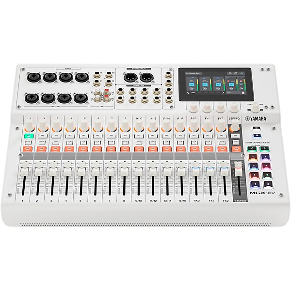 Yamaha MGX16V 22-Channel Digital Mixer With Video Interface - White